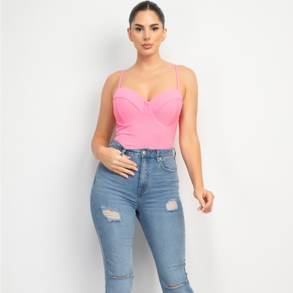 Barbie pink bralette bodysuit - Picture 13 of 14